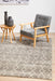 Ellora Silver Faded Transitional Aztec Contemporary Rug, Rugs, Ozark Home 