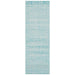 Ellora Blue Faded Transitional Floral Grid Contemporary Runner Rug, Rugs, Ozark Home 