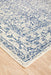 Ellora White & Blue Faded Transitional Floral Grid Contemporary Rug, Rugs, Ozark Home 