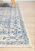 Ellora White & Blue Faded Transitional Floral Grid Contemporary Rug, Rugs, Ozark Home 