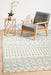 Ellora White Faded Aztec Motif Contemporary Rug, Rugs, Ozark Home 