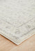 Ellora White & Silver Round Faded Transitional Medallion Contemporary Runner Rug, Rugs, Ozark Home 