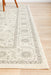 Ellora White & Silver Faded Transitional Medallion Contemporary Rug, Rugs, Ozark Home 