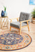 Ellora Round Multicoloured Floral Breeze Contemporary Rug, Rugs, Ozark Home 