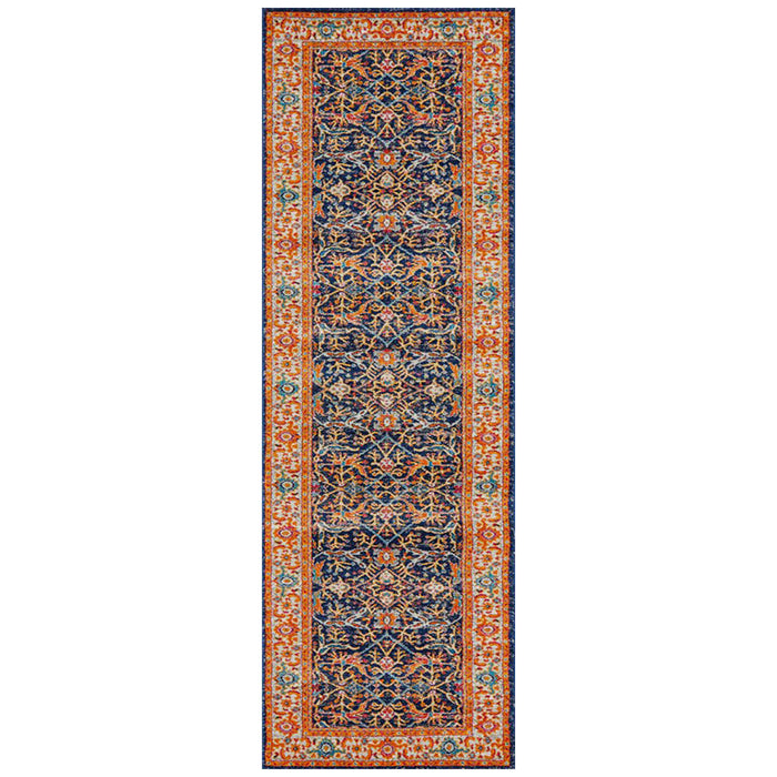 Ellora Multicoloured Floral Breeze Contemporary Runner Rug, Rugs, Ozark Home 