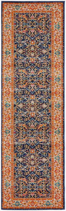 Ellora Multicoloured Floral Breeze Contemporary Rug, Rugs, Ozark Home 