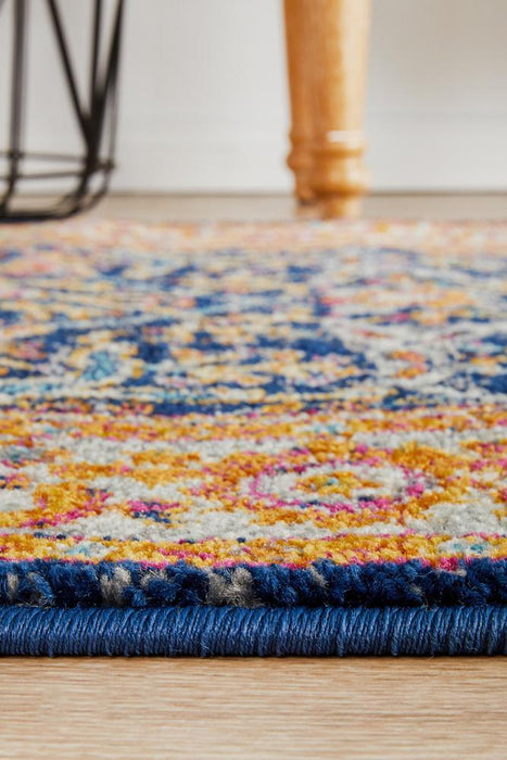 Ellora Multicoloured Floral Breeze Contemporary Runner Rug, Rugs, Ozark Home 