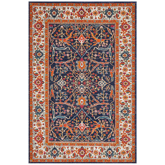 Ellora Multicoloured Floral Breeze Contemporary Rug, Rugs, Ozark Home 