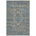 Ellora Silver Faded Floral Medallion Contemporary Rug, Rugs, Ozark Home 