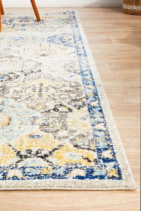 Ellora Multicoloured Poppy Blossom Contemporary Rug, Rugs, Ozark Home 