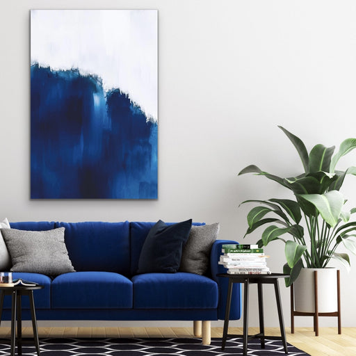 Ethereal - Edie Fogarty Blue Abstract Print  Artwork in Canvas or Art Print, Wall Art, Ozark Home 