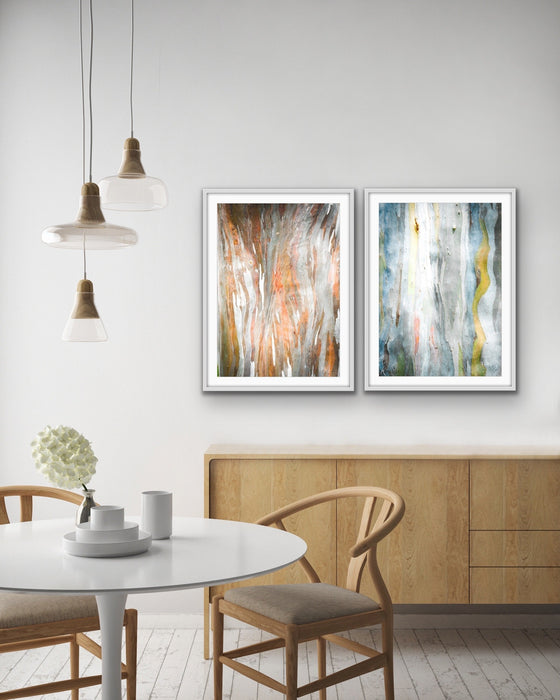 Eucalyptus Bark - Three Piece Eucalypts Bark Australian Native Print Set, Wall Art, Ozark Home 