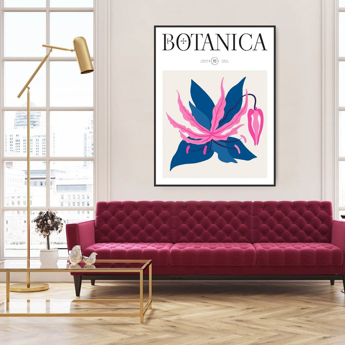 Floral Botanica Number 10 - Floral Poster Style Print Collection, Wall Art, Ozark Home 