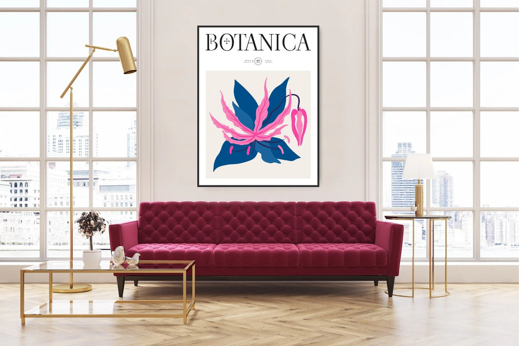 Floral Botanica Number 10 - Floral Poster Style Print Collection, Wall Art, Ozark Home 