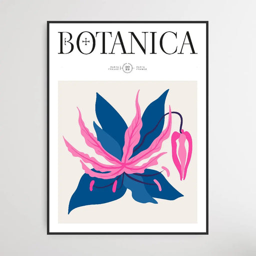 Floral Botanica Number 10 - Floral Poster Style Print Collection, Wall Art, Ozark Home 