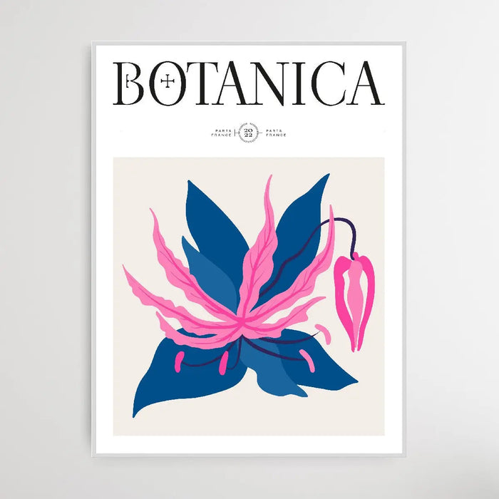 Floral Botanica Number 10 - Floral Poster Style Print Collection, Wall Art, Ozark Home 