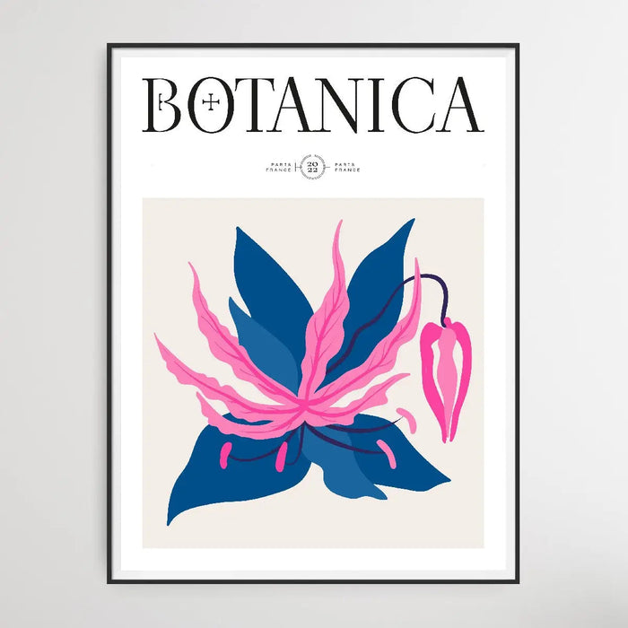 Floral Botanica Number 10 - Floral Poster Style Print Collection, Wall Art, Ozark Home 