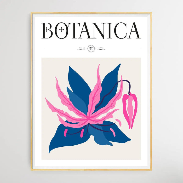 Floral Botanica Number 10 - Floral Poster Style Print Collection, Wall Art, Ozark Home 