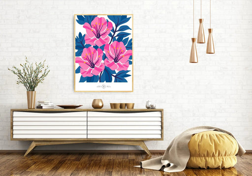 Floral Botanica Number 14 - Floral Poster Style Print Collection, Wall Art, Ozark Home 