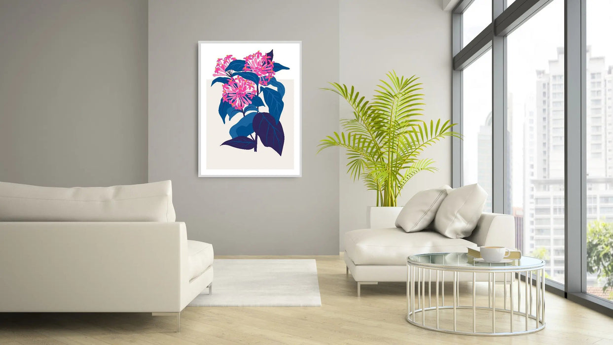 Floral Botanica Number 17 - Floral Poster Style Print Collection, Wall Art, Ozark Home 