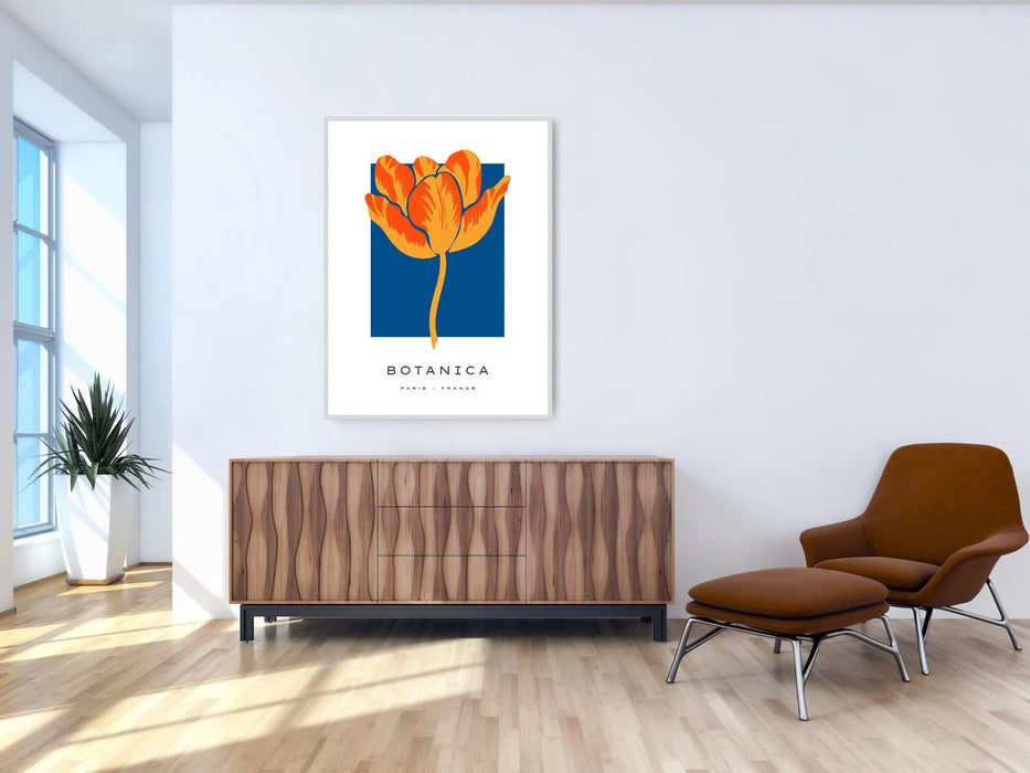 Floral Botanica Number 18 - Floral Poster Style Print Collection, Wall Art, Ozark Home 