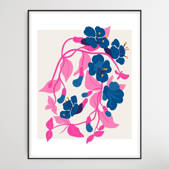 Floral Botanica Number 19 - Floral Poster Style Print Collection, Wall Art, Ozark Home 