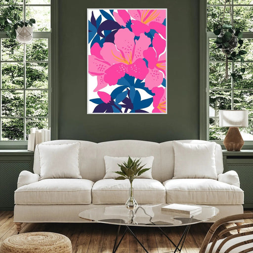 Floral Botanica Number 21 - Floral Poster Style Print Collection, Wall Art, Ozark Home 