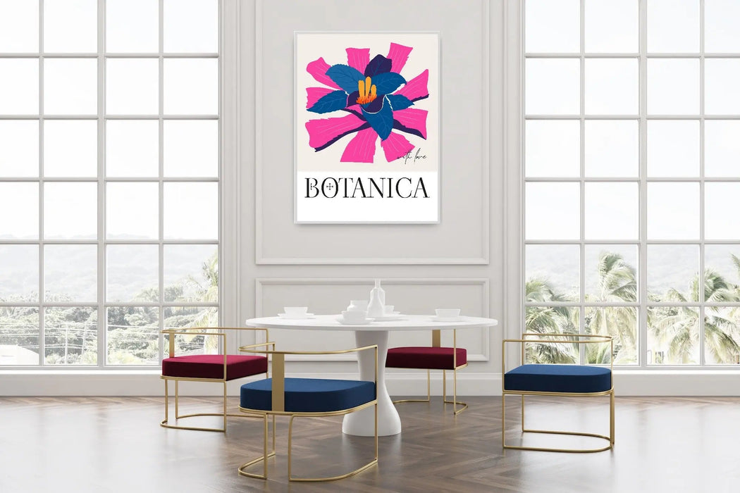 Floral Botanica Number 22 - Floral Poster Style Print Collection, Wall Art, Ozark Home 