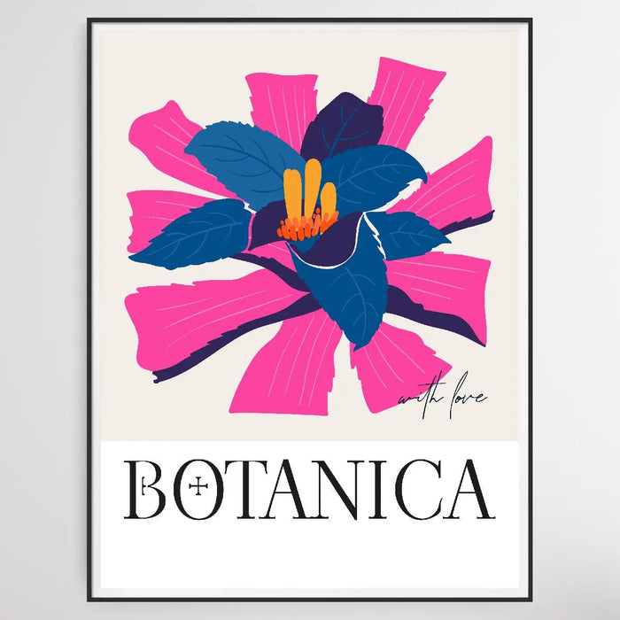 Floral Botanica Number 22 - Floral Poster Style Print Collection, Wall Art, Ozark Home 