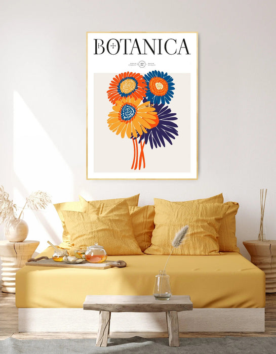 Floral Botanica Number 23 - Floral Poster Style Print Collection, Wall Art, Ozark Home 