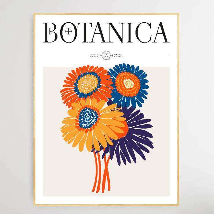 Floral Botanica Number 23 - Floral Poster Style Print Collection, Wall Art, Ozark Home 