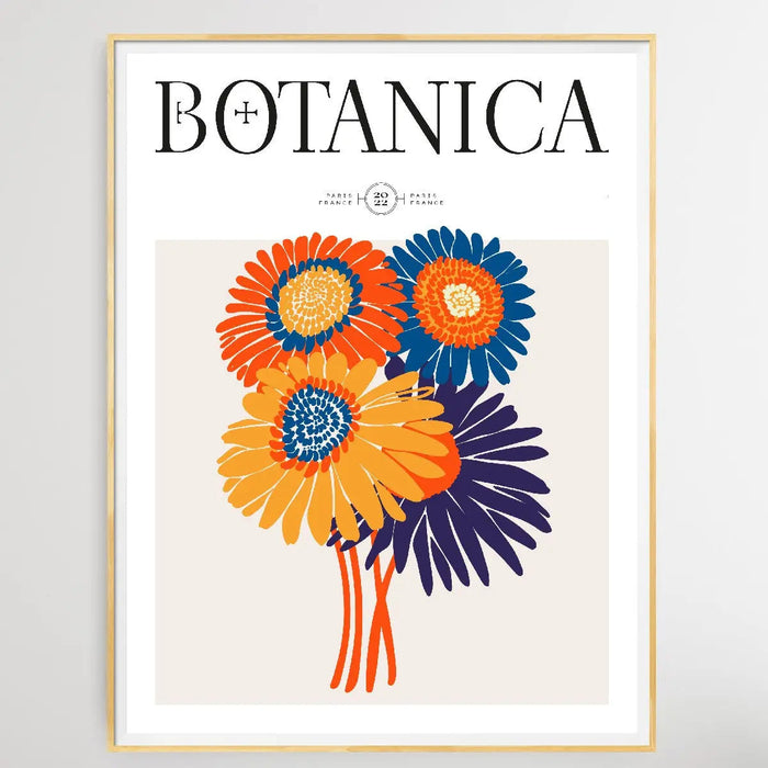 Floral Botanica Number 23 - Floral Poster Style Print Collection, Wall Art, Ozark Home 