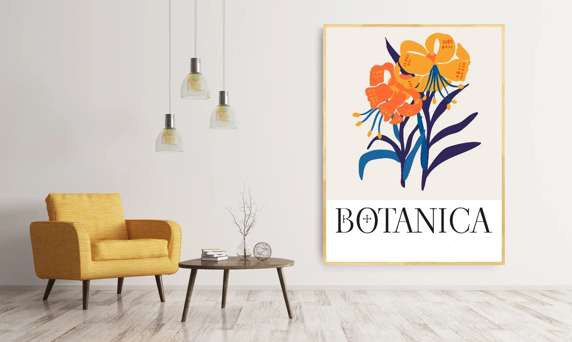 Floral Botanica Number 26 - Floral Poster Style Print Collection, Wall Art, Ozark Home 