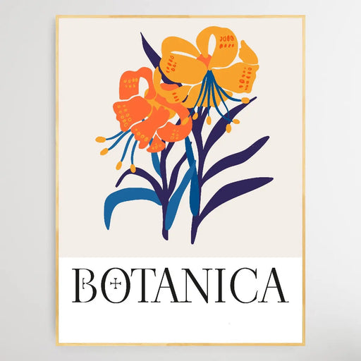 Floral Botanica Number 26 - Floral Poster Style Print Collection, Wall Art, Ozark Home 