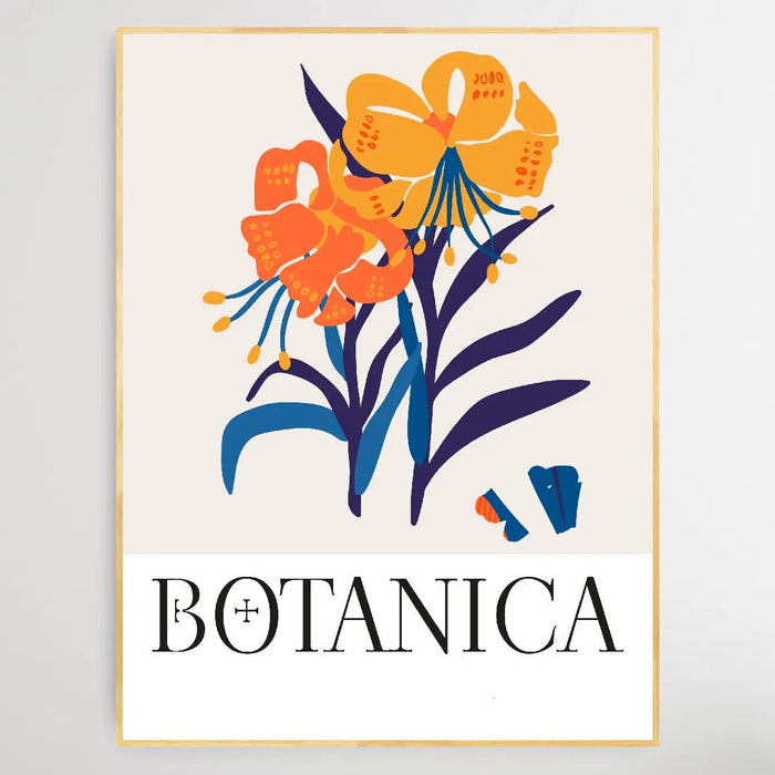 Floral Botanica Number 27 - Floral Poster Style Print Collection, Wall Art, Ozark Home 