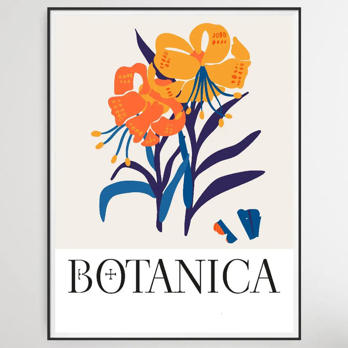 Floral Botanica Number 27 - Floral Poster Style Print Collection, Wall Art, Ozark Home 