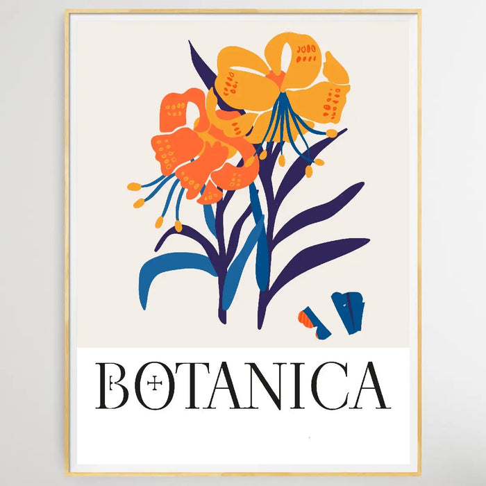 Floral Botanica Number 27 - Floral Poster Style Print Collection, Wall Art, Ozark Home 