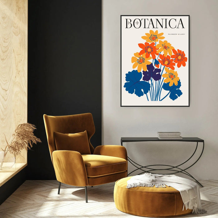 Floral Botanica Number 4 - Floral Poster Style Print Collection, Wall Art, Ozark Home 