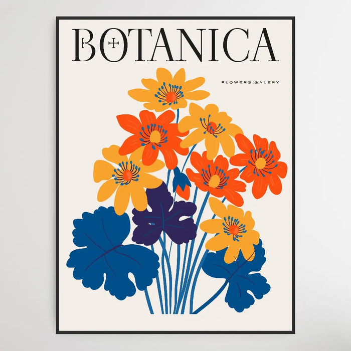 Floral Botanica Number 4 - Floral Poster Style Print Collection, Wall Art, Ozark Home 