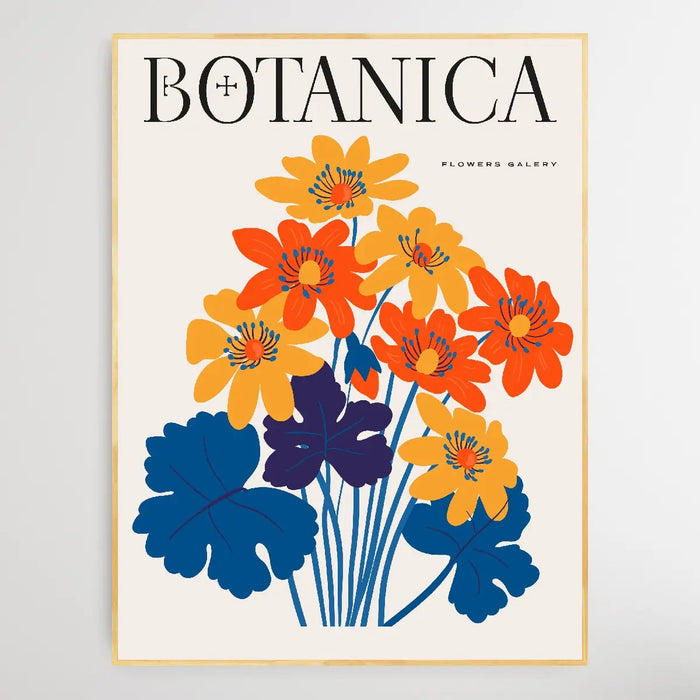 Floral Botanica Number 4 - Floral Poster Style Print Collection, Wall Art, Ozark Home 