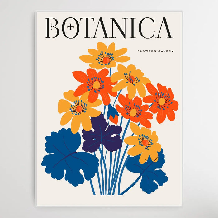 Floral Botanica Number 4 - Floral Poster Style Print Collection, Wall Art, Ozark Home 