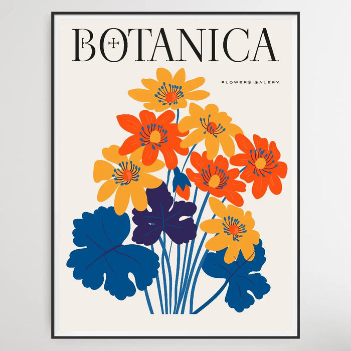 Floral Botanica Number 4 - Floral Poster Style Print Collection, Wall Art, Ozark Home 