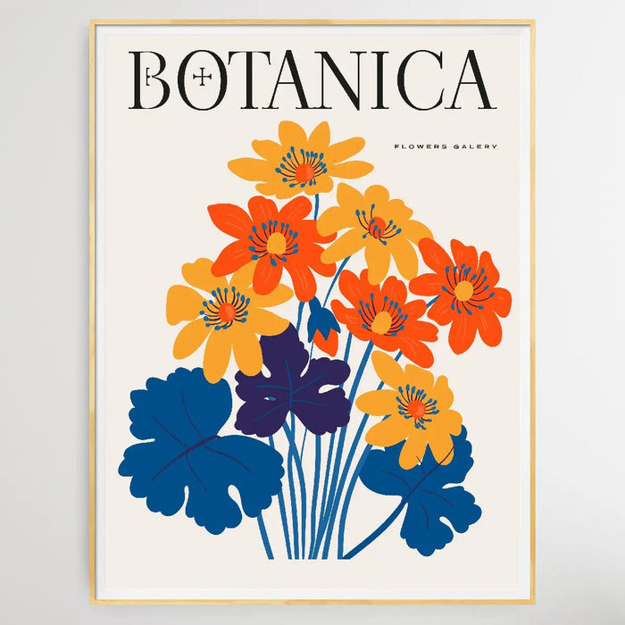 Floral Botanica Number 4 - Floral Poster Style Print Collection, Wall Art, Ozark Home 