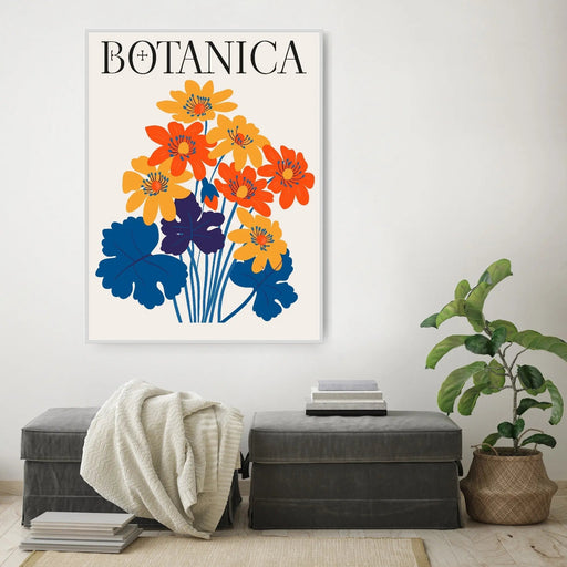 Floral Botanica Number 5 - Floral Poster Style Print Collection, Wall Art, Ozark Home 