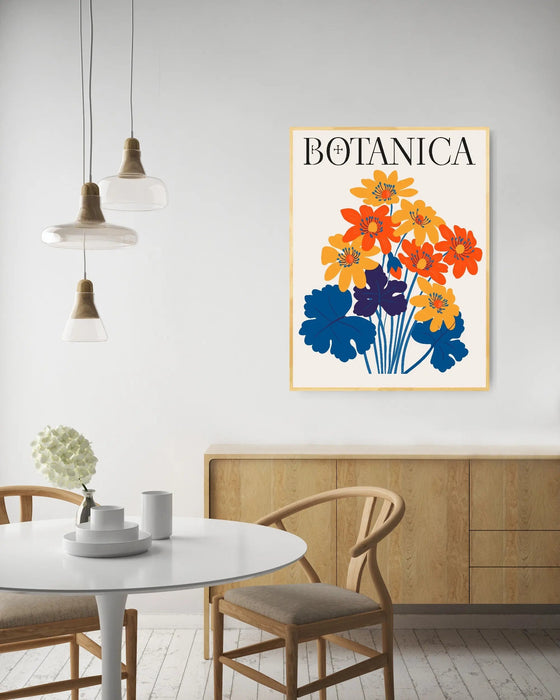 Floral Botanica Number 5 - Floral Poster Style Print Collection, Wall Art, Ozark Home 