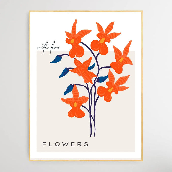 Floral Botanica Number 6 - Floral Poster Style Print Collection, Wall Art, Ozark Home 