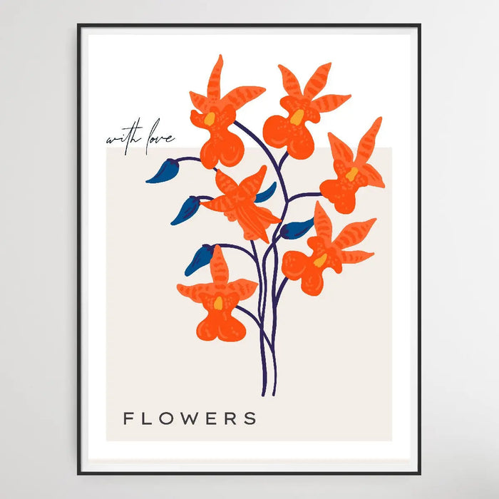 Floral Botanica Number 6 - Floral Poster Style Print Collection, Wall Art, Ozark Home 