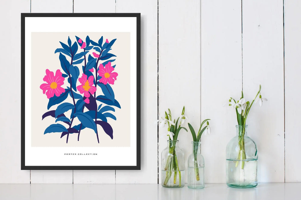 Floral Botanica Number 7 - Floral Poster Style Print Collection, Wall Art, Ozark Home 