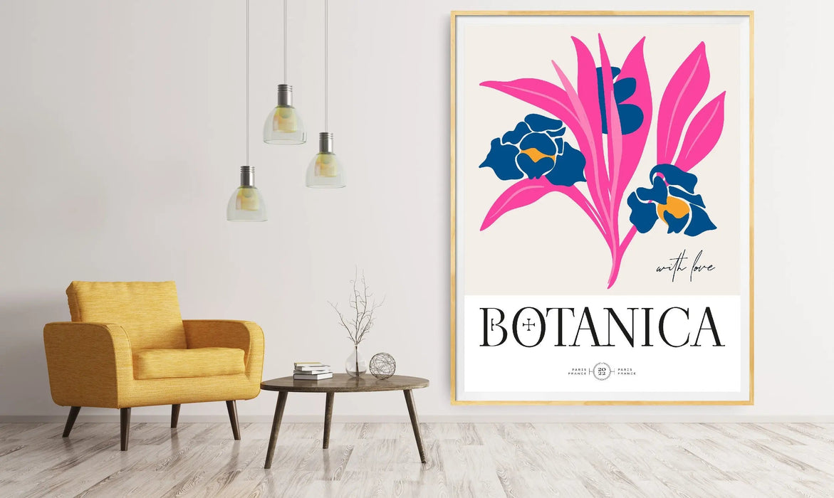 Floral Botanica Number 9 - Floral Poster Style Print Collection, Wall Art, Ozark Home 