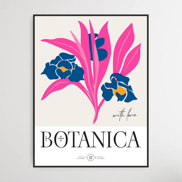 Floral Botanica Number 9 - Floral Poster Style Print Collection, Wall Art, Ozark Home 